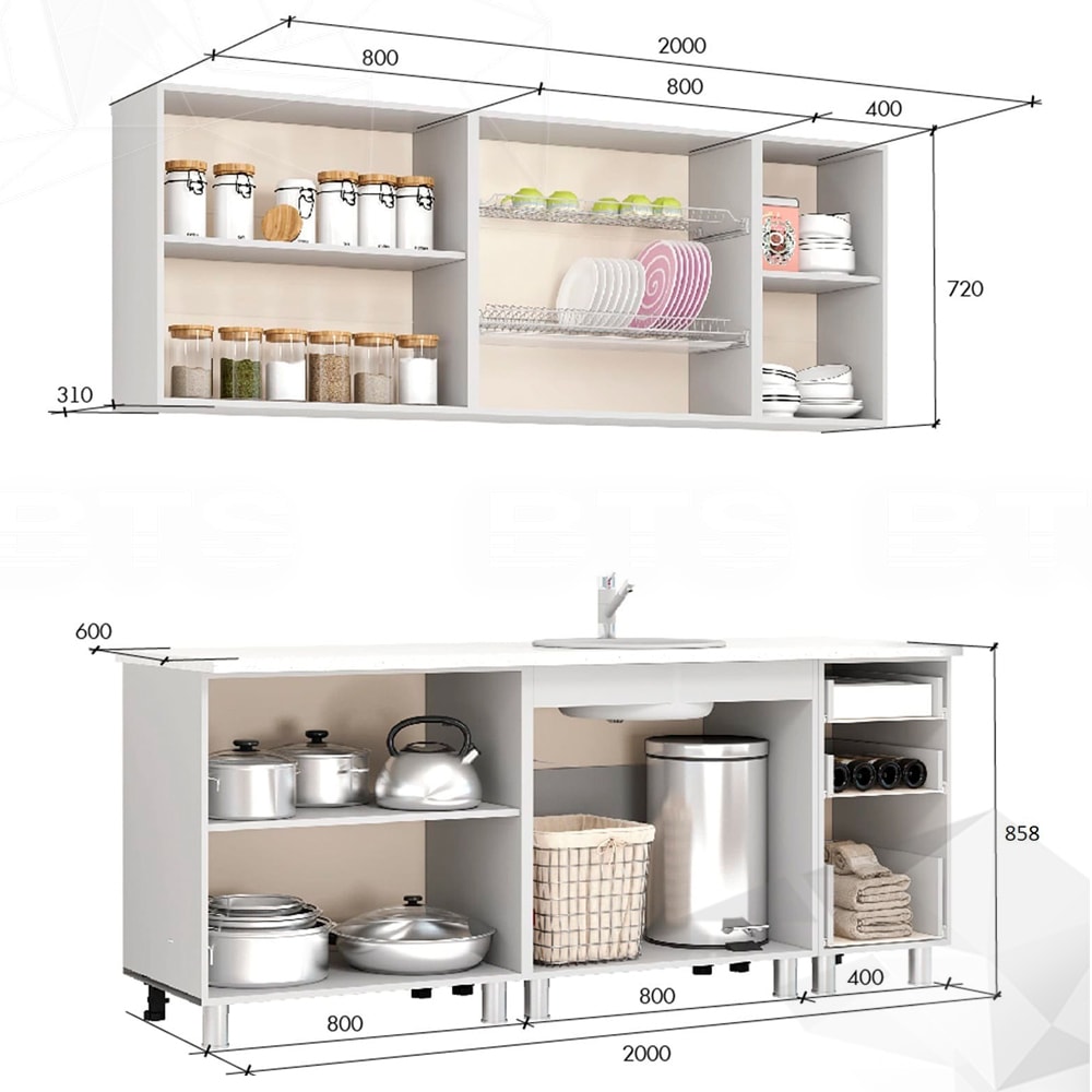 Кухня (готовое решение) Крафт 2,0